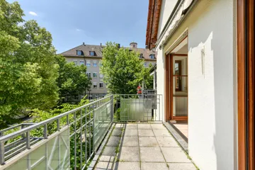 Balkon nach Westen