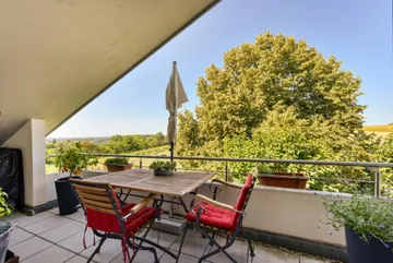 Balkon nach Westen