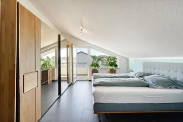 Schlafen mit Balkon