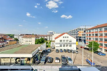 Blick vom Schlafzimmer