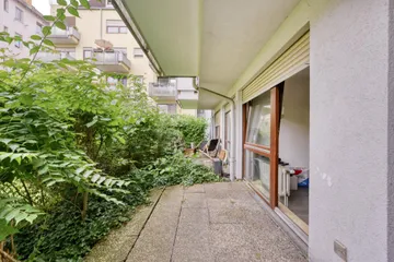 Terrasse von links