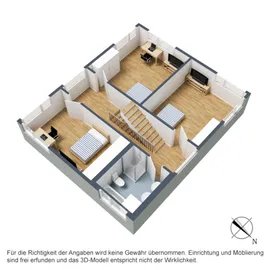 3-D Grundriss OG