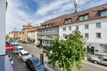 Blick vom B 1 u. 2 nach N-W