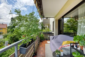 Balkon nach Westen