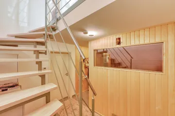 Sauna vom Treppenhaus