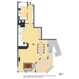 2D-Grundriss, Eingangsgeschoss