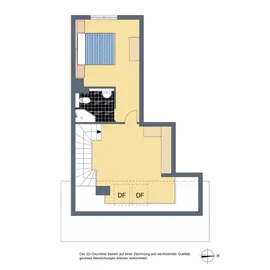 2D-Grundriss, Dachgeschoss