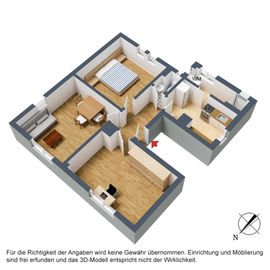 HP-2.OG, 3D-Grundriss
