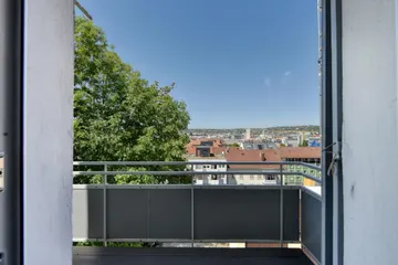 Balkon nach Westen