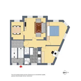 2D-Grundriss, EG