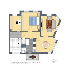 2D-Grundriss, 1. OG