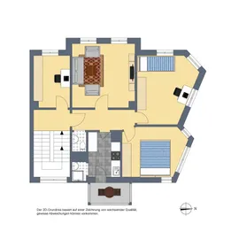 2D-Grundriss, 2. OG