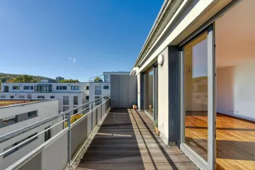 Balkon nach Westen