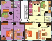 Grundriss Wohnung Nr. 5, rechts