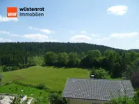 Blick vom Balkon