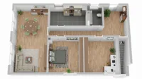 Grundriss Obergeschoss (nicht maßstabsgetreu)