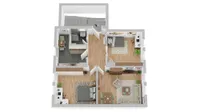 Grundriss Wohnung Obergeschoss