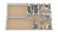 Grundriss Obergeschoss (nicht maßstabsgetreu)