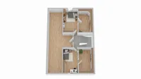 Grundriss Dachgeschoss (nicht maßstabsgetreu)