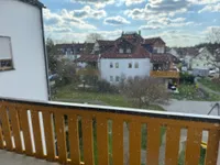 Aussicht vom Balkon