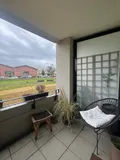 überdachter Balkon
