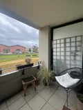überdachter Balkon