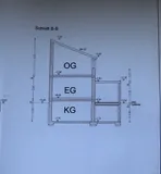 Bauplan Schnitt B-B 