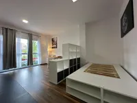 Schlaf- und Essbereich