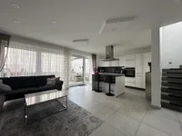 Küche und Wohnbereich