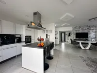 Küche und Wohnbereich