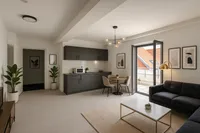 Visualisierter Wohnbereich 