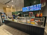 Theke im Eingangsbereich