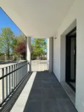 Überdachter Balkon