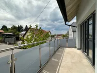 Blick vom Balkon