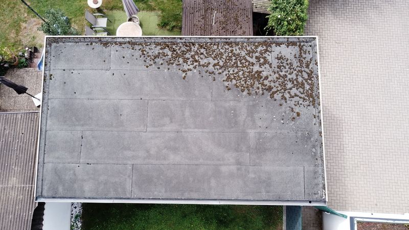 Draufsicht Garagendach