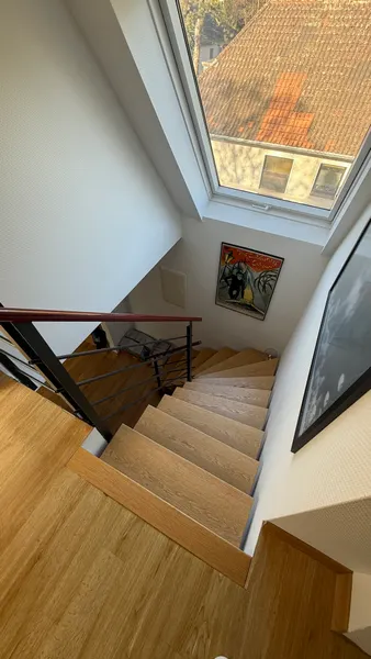 innenliegende Treppe