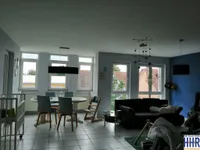 Wohnzimmer möbliert