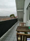 Balkon mit Abendsonne