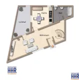 Grundriss Maisonette-Wohnung