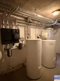 Moderne Haustechnik mit Wärmepumpe