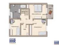 Grundriss Obergeschoss – ideal für Familien