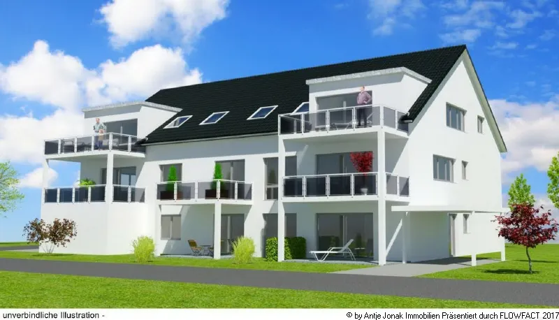 Moderne und lichtdurchflutete 2,5 und 3,5 Zimmer-Wohnung mit Balkon o. Terrrasse in Riederich