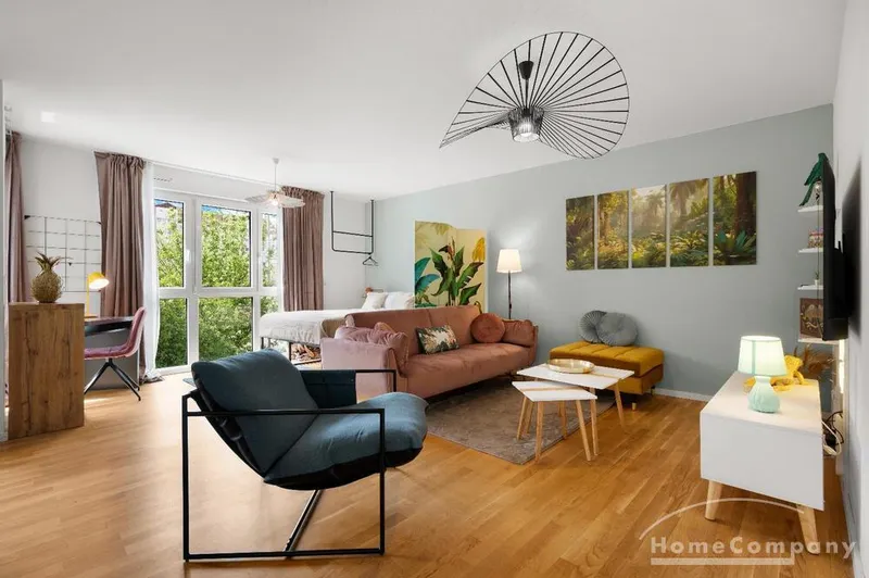 Offenbach 8071966 -  Helle und geschmackvoll möblierte 2-Zimmer Wohnung mit TG-Stellplatz