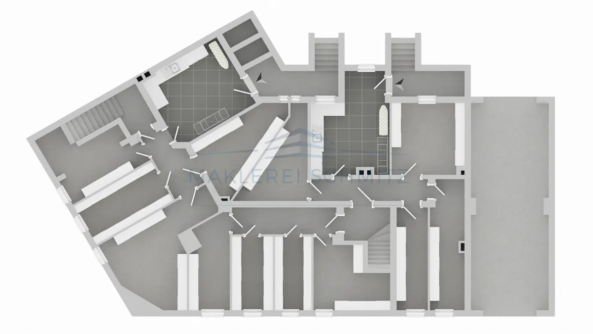 Grundriss Beispiel Untergeschoss - Keller