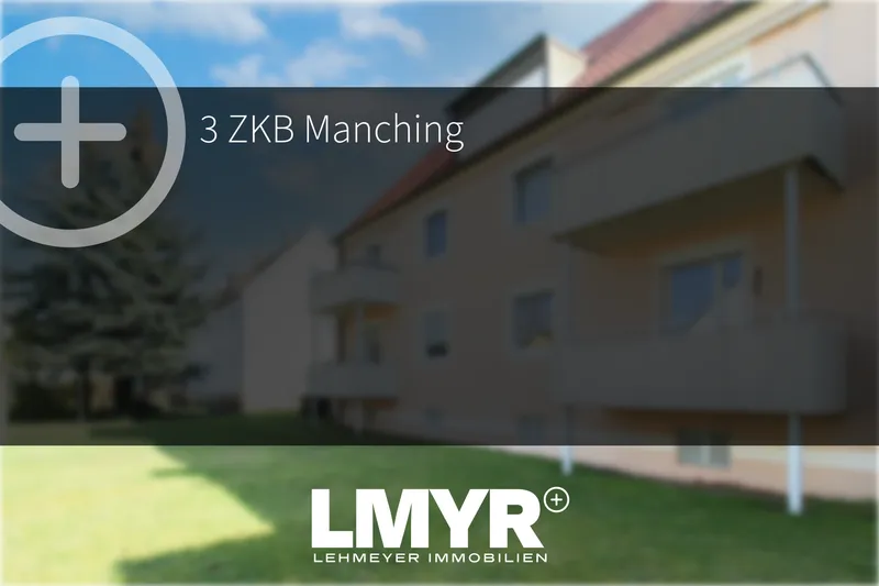Manching: frisch renovierte 3-ZKB mit Balkon