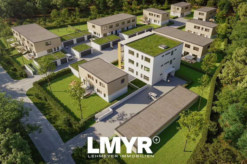 Urbaner R&uuml;ckzugsort mit Panorama &ndash; Dachterrassenwohnung im KfW-40-Standard